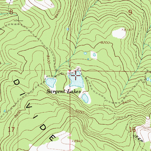 Topographic Map of Sargent Number One Dam, UT