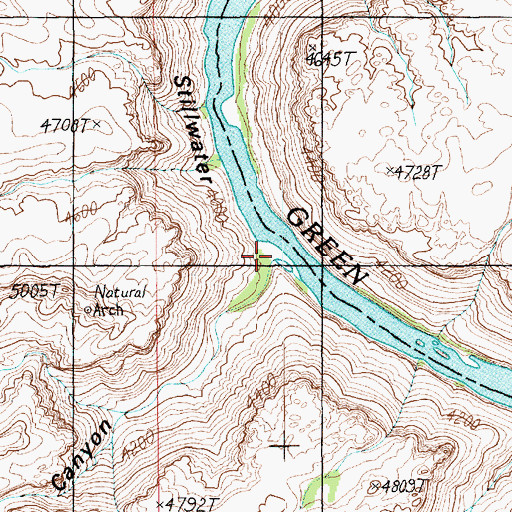 Topographic Map of Water Canyon, UT