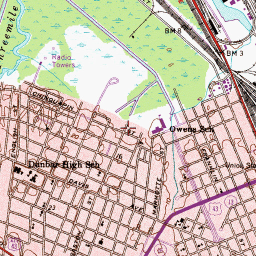 Topographic Map of Little Welcome Baptist Church, AL