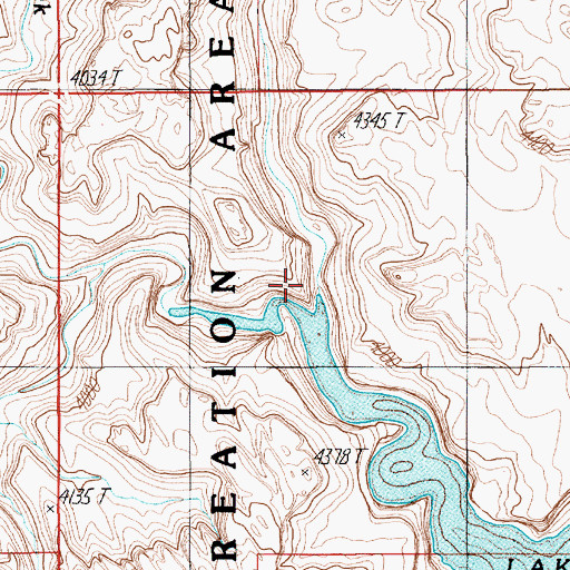 Topographic Map of Peshliki Fork, UT