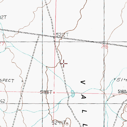 Topographic Map of Little Valley, UT
