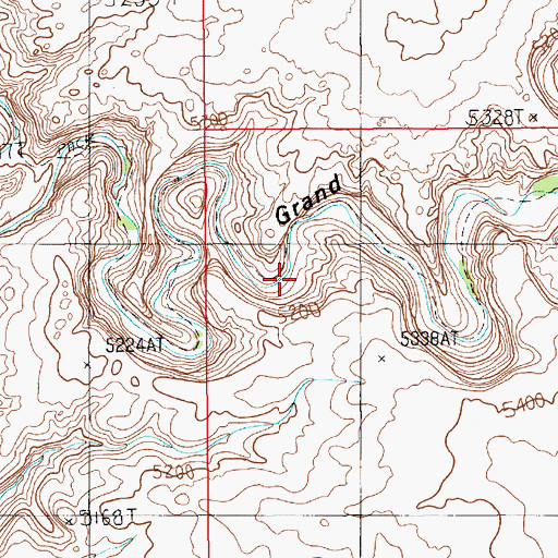 Topographic Map of Bannister Spring, UT