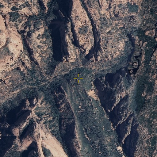 Aerial/Satellite Image of Beatty Spring, UT