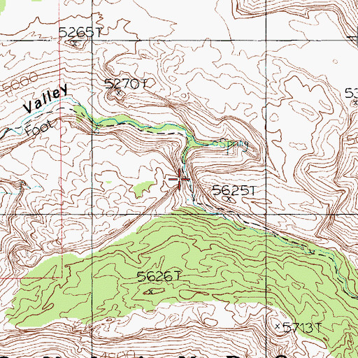 Topographic Map of The Breach, UT