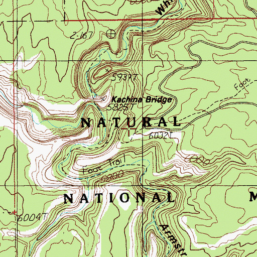 Topographic Map of Bridge View, UT