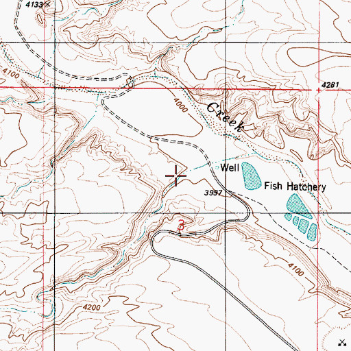 Topographic Map of Buck Tank Draw, UT