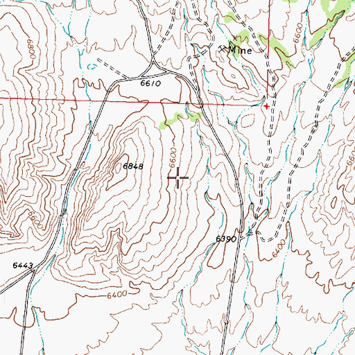 Topographic Map of CCC Camp Site, UT