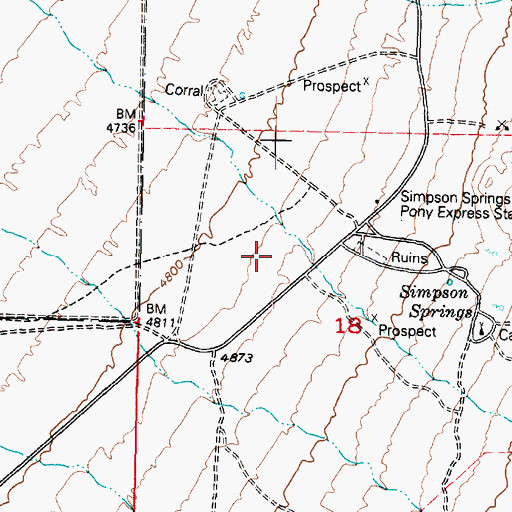 Topographic Map of CCC Camp Site, UT