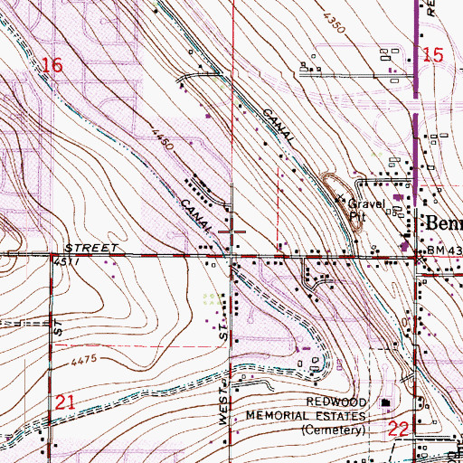 Topographic Map of Calvin S Smith Elementary School, UT