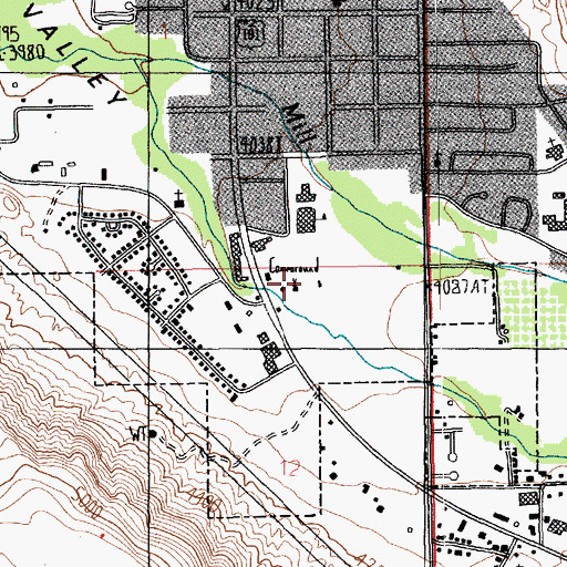 Topographic Map of Canyonlands Campark, UT