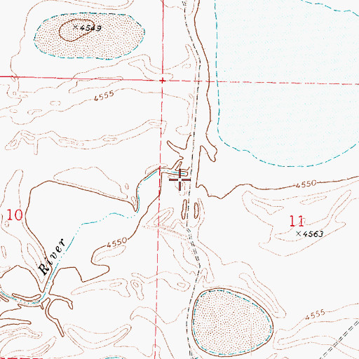 Topographic Map of Carr Lake, UT