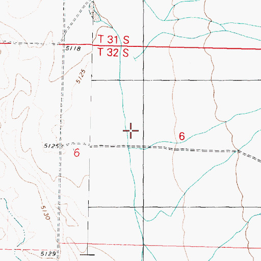Topographic Map of Casting of Lots Site, UT
