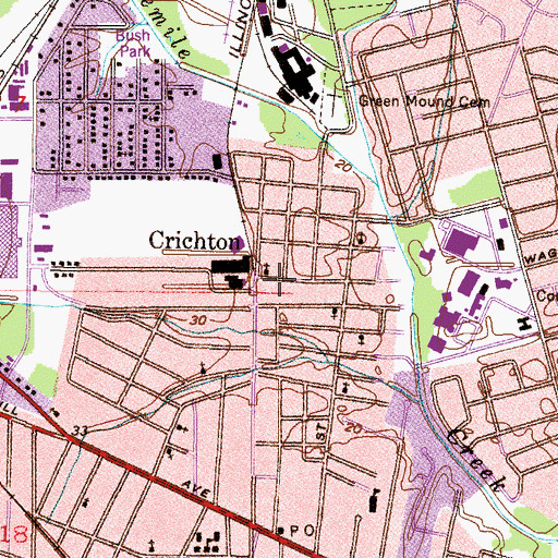 Topographic Map of Miracle Deliverance Tabernacle Church, AL