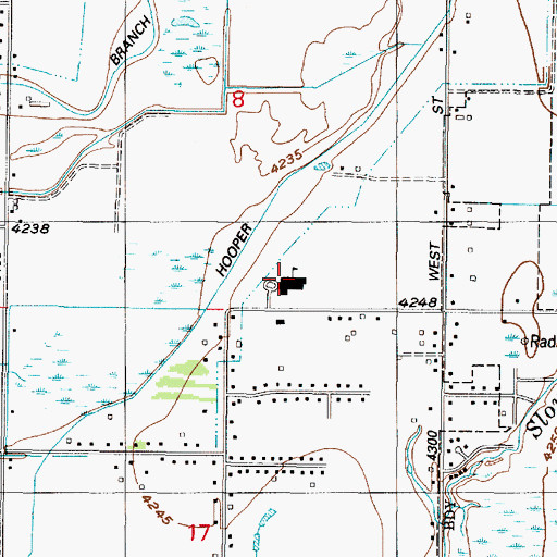 Topographic Map of Country View Elementary School, UT