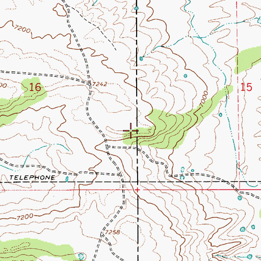 Topographic Map of Currant Creek Wildlife Management Area, UT