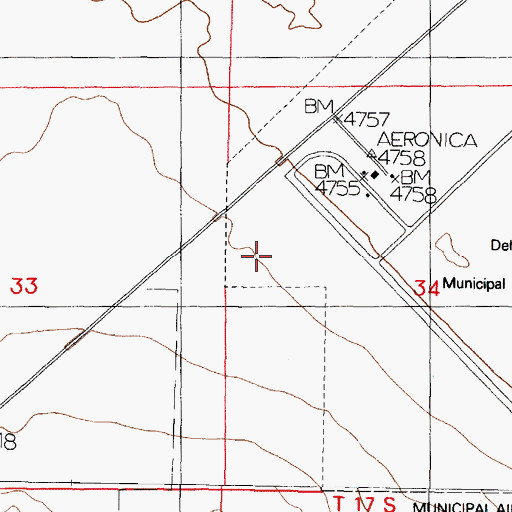 Topographic Map of Delta Community Medical Center Heliport, UT