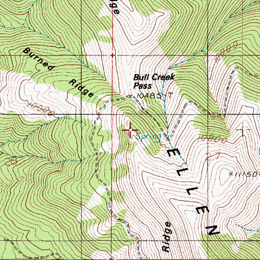 Topographic Map of Desert Overlook, UT
