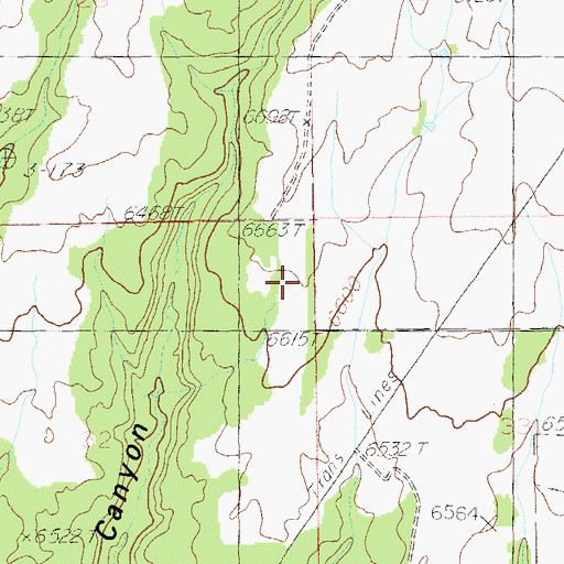 Topographic Map of Dry Wash, UT