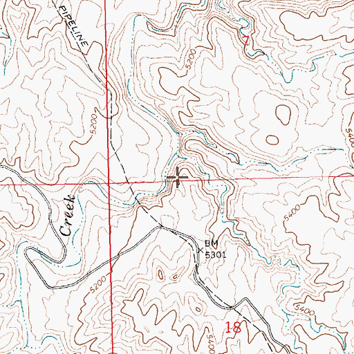 Topographic Map of Duck Rock, UT