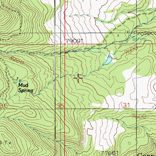 Topographic Map of Eagle City, UT