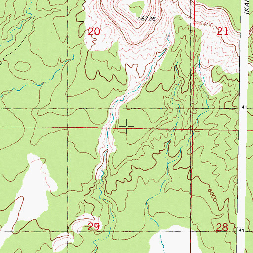 Topographic Map of Esplin Spring, UT