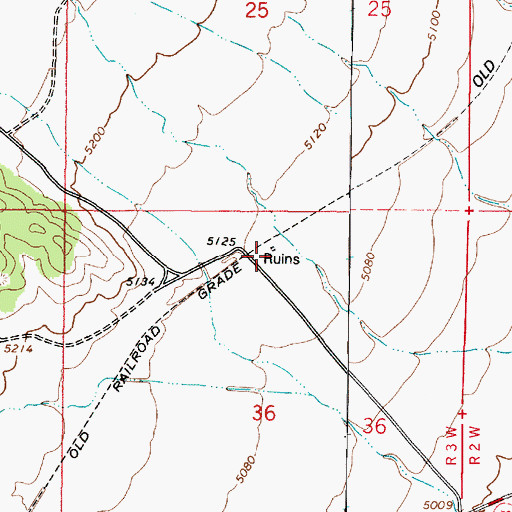 Topographic Map of Fairfield Station (historical), UT