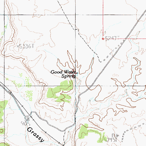 Topographic Map of Good Water Spring, UT