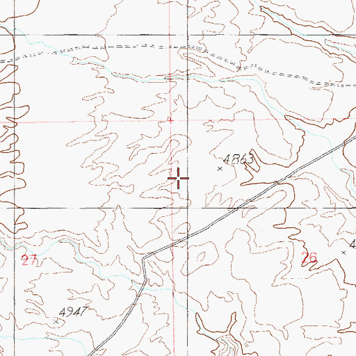 Topographic Map of Goosenecks of San Juan Campground, UT