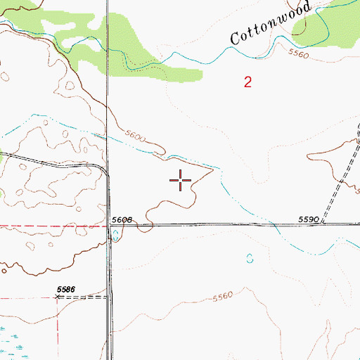 Topographic Map of Gunnison Trail, UT