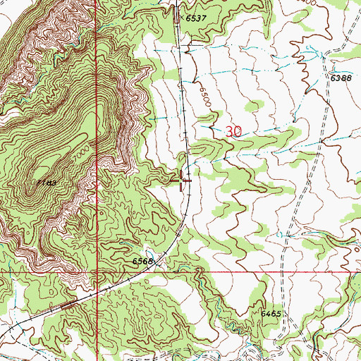 Topographic Map of Haley Siding (historical), UT
