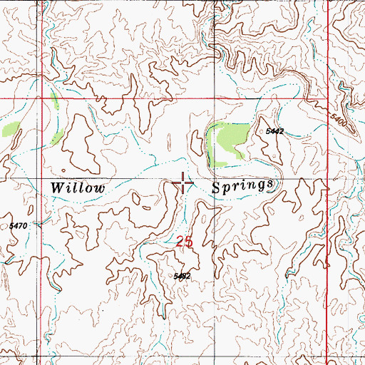 Topographic Map of Hebe Canyon, UT