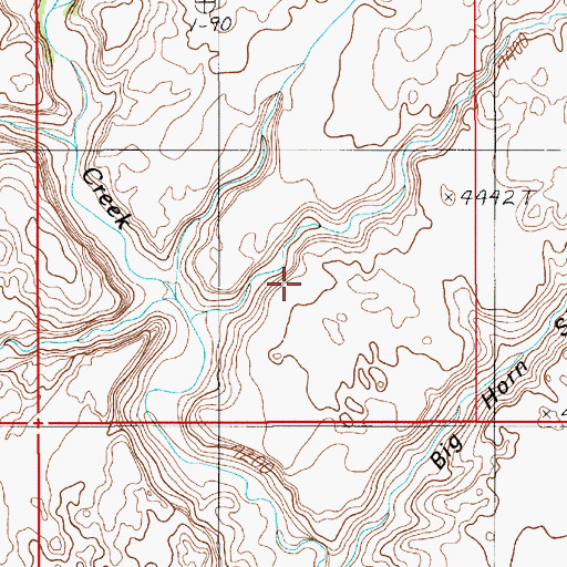 Topographic Map of Hog Springs Campground, UT