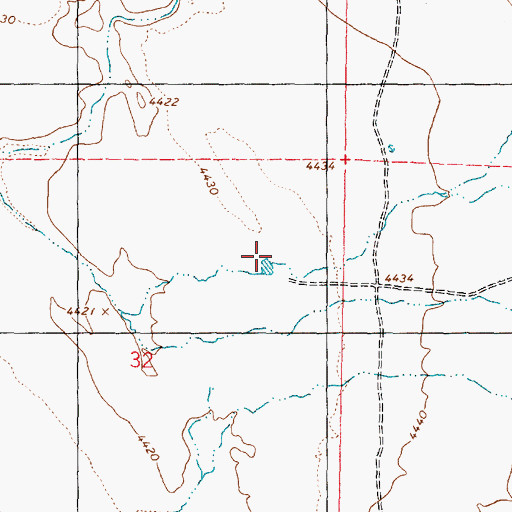 Topographic Map of Hogup Well, UT