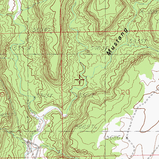 Topographic Map of Jennys Canyon, UT