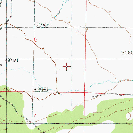 Topographic Map of Kanab Plateau, UT