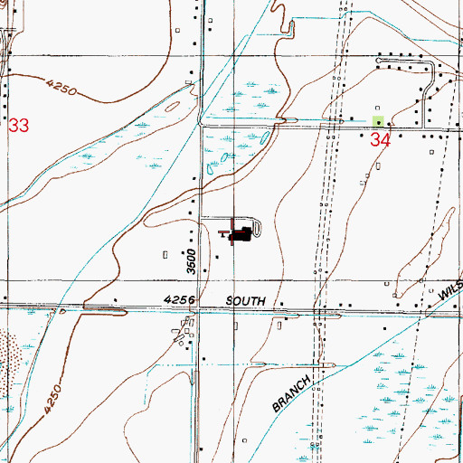 Topographic Map of Kanesville Elementary School, UT