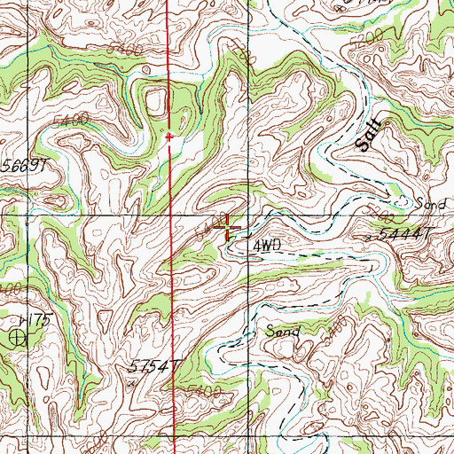 Topographic Map of Kirk Fence, UT
