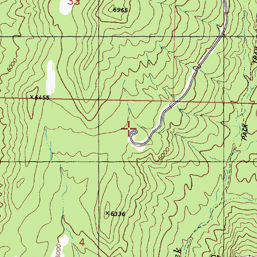 Topographic Map of Kolob Canyons Viewpoint, UT