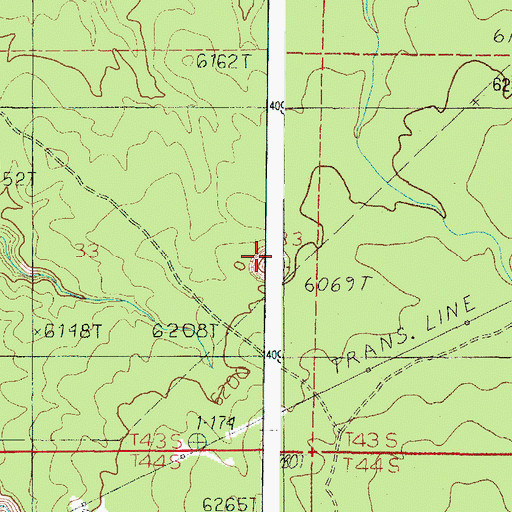 Topographic Map of Limestone Pot Holes, UT