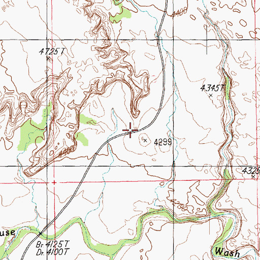 Topographic Map of The Lovers, UT