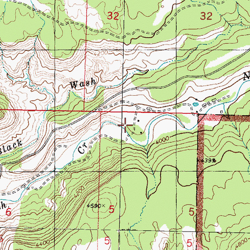 Topographic Map of Midville Site, UT