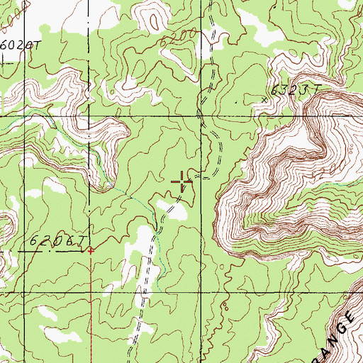 Topographic Map of Millard Canyon Overlook, UT