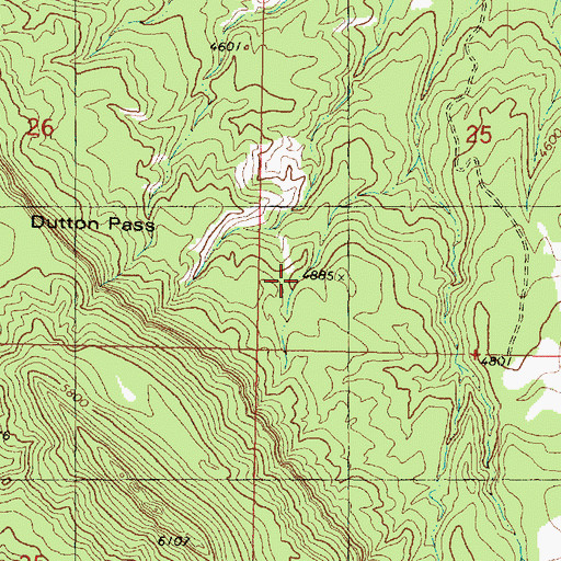 Topographic Map of Moccasin Terrace, UT