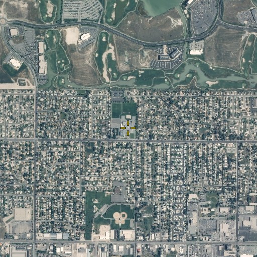 Aerial/Satellite Image of Monroe Elementary School, UT