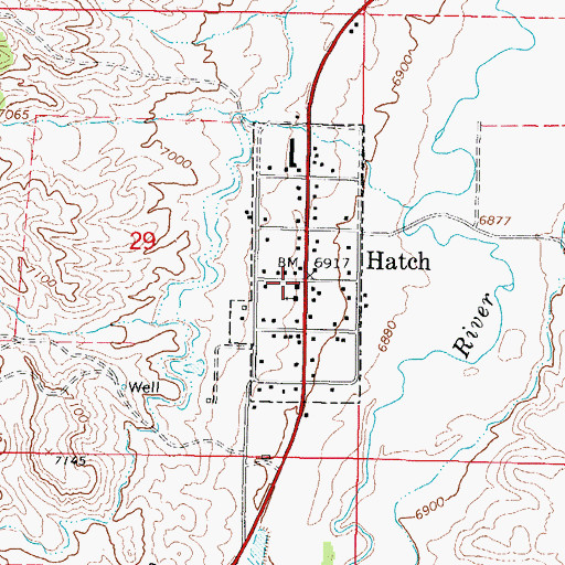 Topographic Map of Mountain Ridge RV Park, UT