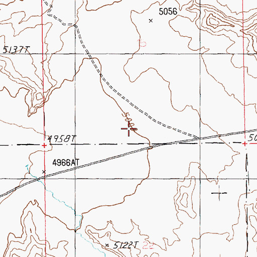 Topographic Map of Needles Outpost Campground, UT