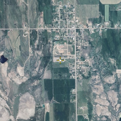 Aerial/Satellite Image of Neola Elementary School, UT