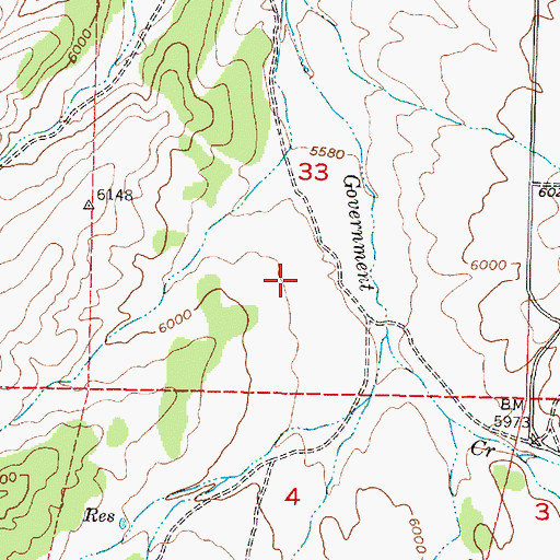 Topographic Map of O P Rockwell Ranch, UT