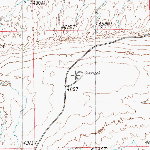 Topographic Map of Panorama Point, UT