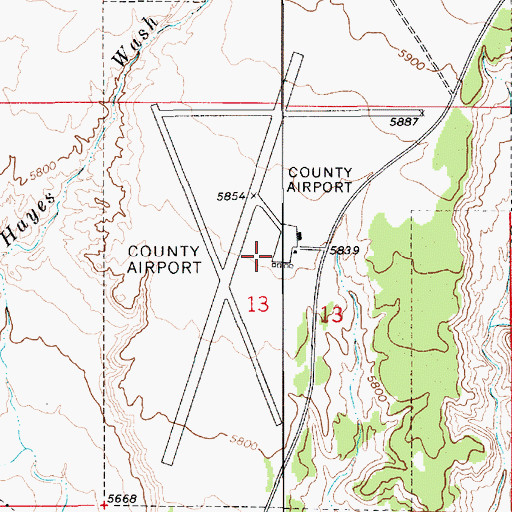 Topographic Map of Price Heliport, UT